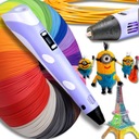 3D PEN 3D TLAČOVÉ PERO BEZPEČNÉ TEPLOTNÉ NÁPLNE