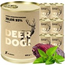 Deer Dog mokré krmivo pre psov DEER + MINT plechovka 800 G PREMIUM 93% MÄSO