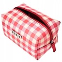 Malá dámska kozmetická taška Travel Organizer série NOBLE RED