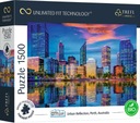 PUZZLE 1500 ks. CITY LIGHTS PERTH AUSTRÁLIA UFT