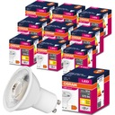 10x GU10 LED žiarovka 6,9W = 50W 575lm 3000K OSRAM