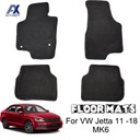 Pre VW Vento A6 2011 - 2018 Nylon Black Carpet Line