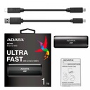 ADATA SE760 externý SSD disk 1TB USB3.2 A/C Black PS5 XBOX