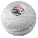 Cordonek Muza 20 Ariadan 100g/830m BIELA ​​0400 5660