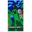 Bavlnená plážová osuška Minecraft Zombie 140 x 70 cm