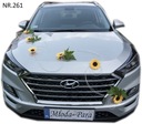 SUNFLOWERS krásna dekorácia na auto 261