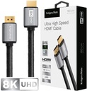 HDMI 2.1 8K OFC EARC PRÉMIOVÝ KÁBEL 1,8 M VYSOKÁ RÝCHLOSŤ