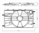 Kryt ventilátora chladiča OPEL ASTRA J, ASTRA