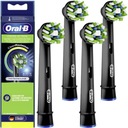 Originálne hlavy zubných kefiek Oral-B Cross Action Black EB50 4 ks.