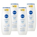 NIVEA CREME SOFT Dámsky sprchový gél s mandľovým olejom 500 ml x 4 ks