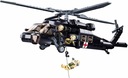 Vrtuľník BLACK HAWK SIKORSKY HELIOPTER 692 EL 40,8CM VRTULNÍK BLOKY SLUBAN ARMY