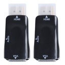 2X HDMI kompatibilný VGA pozlátený konvertor