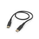 HamaFlexible LOAD/DATA USB 2.0 C-C 1,5 m SILIKÓNOVÁ ČIERNA