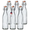 FĽAŠA S KORKOM NA LIKÉRY, ŠŤAVY, VÍNO, 750ml, 6ks