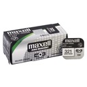 Strieborná batéria MAXELL 321 SR616SW 1,55V 10 KS