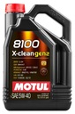 MOTUL MOTUL OIL 5W40 5L 8100 X-CLEAN GEN2 C3 / 511,00 / 229,52 226,5 / LL0