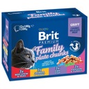 BRIT CAT VRECKO 12 X 100 G ZMES CHUTÍ V Omáčke