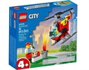 LEGO City 60318 Hasičský vrtuľník Hasiaci požiar 53 kociek 4+