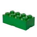 LEGO KONTAJNEROVÝ BLOK 8 SVETLOZELENÁ KRABICA 2x4