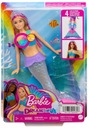 Bábika Barbie Malibu Mermaid Blikajúce svetielka