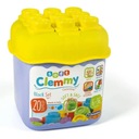 Clemmy vedierko s 20 blokmi 14741 Clementoni