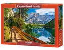 PUZZLE 1000 PUZZLE KRAJINA VÝHĽAD HORY JAZERO LESNÝ RYBNÍK 9+ CASTOR