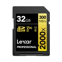 Profesionálna karta Lexar 32GB 2000x SDHC UHS-II U3 ​​​​V90