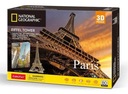 3D puzzle Paríž 80 ks. kubický National Geographic