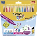 12 farebných fixiek Kid Couleur Baby Bic