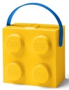 Kocka LEGO box na obed s rukoväťou (žltá)