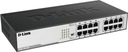 DGS-1016D prepínač L2 16x1GBE Desktop/Rack 19