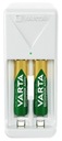 Varta mini nabíjačka + 2 800 mAh AAA batérie, biela