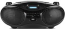 BOOMBOX JVC HEAD PLAYER FM RÁDIO CD USB BLUETOOTH DAB+ 4W RDS + DIAĽK.