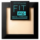 Maybelline Fit me 120 klasický slonovinový zmatňujúci púder na tvár