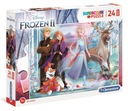 SuperColor puzzle 24 dielikov Maxi Frozen 2 Frozen, Olaf Anna Elsa Disney