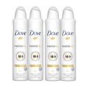 Dove Invisible Dry Antiperspirant sprej 4 x 250 ml