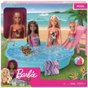 BÁBIKA BARBIE súprava BAZÉNKA s bábikou Barbie GHL91