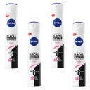 NIVEA Antiperspirant Black White 4 x 200 ml