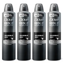 Dezodorant Dove Men Care Invisible Dry v spreji 4x250