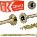 TESÁRSKE SKRUTY 5x120mm TORX 200ks KLIMAS KUŽEĽOVÉ SKRUTY DO DREVA