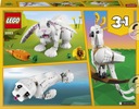 LEGO Creator 31133 Biely králik, ideálne ako darček Tulený papagáj 3v1 Králik