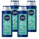 NIVEA MEN Šampón proti masteniu vlasov 4x400ml