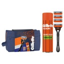 Gillette Travel set žiletka + 3 čepieľky + gél