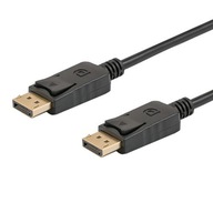 Kábel Savio DisplayPort 1 m Čierny CL-135