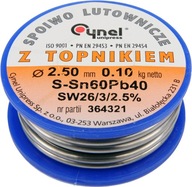 Cín Cynel 2,5 mm 100 g YATO 5906083768224 YATO