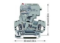 WAGO 281-611 poistková spojka 4mm2, 5x20mm