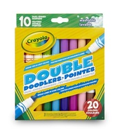 Obojstranné umývateľné fixky 20 farieb CRAYOLA Crayola 268857