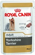 12 X ROYAL CANIN DOG YORKSHIRE ADULT 85 G VRECKO