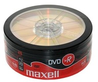 Maxell DVD-R disky 4,7 GB ks 25 SPOĽAHLIVÝCH