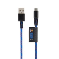 XTORM Solid Blue micro USB KÁBEL 1m opletený